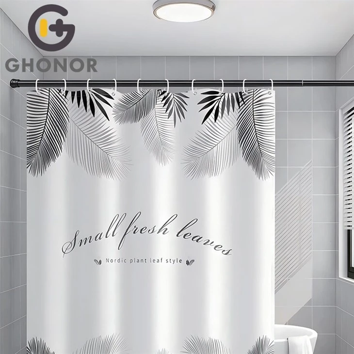 matte black shower curtain rod